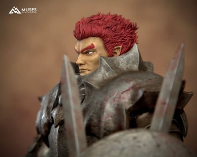 【預購】劍風傳奇 青年火龍“古倫貝魯特”（人類形態雙頭雕）X Muses-Studio11