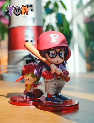 【售罄展示追加請私訊客服@toystationtw】怪博士與機器娃娃 阿拉蕾系列026 棒球阿拉蕾&小嘎 X TOR-Studio4