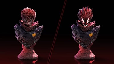 【預購】咒術迴戰 鬼臉面具男 虎杖悠仁&兩面宿儺 X Raven渡鴉8