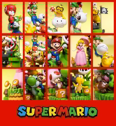 【預購】超級瑪利歐 瑪利歐兄弟40週年特輯 瑪利歐全家桶 X T工作室2