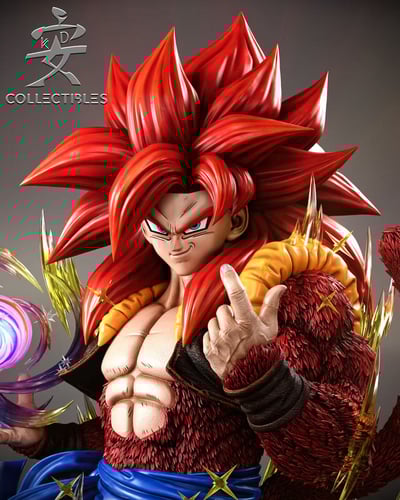 【預購】七龍珠 超四三部曲 1/1超四悟吉塔胸像 X KD-Studio7