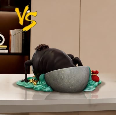 【預購】宮崎駿 家居系列21 暴走招財無臉男 X VS模玩4