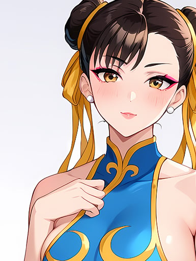 【預購】街頭霸王《羞澀春麗》動漫裝飾畫&冰箱貼 X 巴洛克工作室5