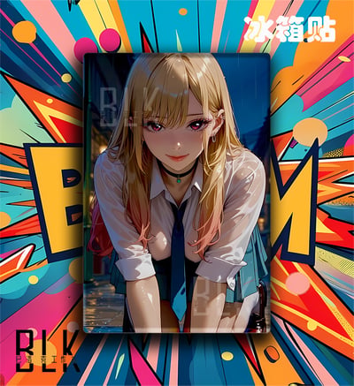 【預購】戀上換裝娃娃《跪姿喜多川》動漫裝飾畫&冰箱貼 X 巴洛克工作室3