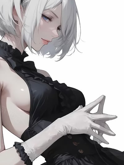 【預購】尼爾自動人形《黑裙2B》動漫裝飾畫 X 星空工作室5