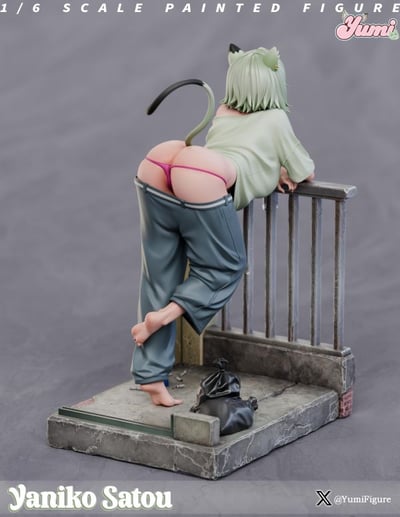 【預購】尼古丁喵喵-佐藤雅妮子 X Yumi figure7