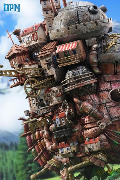 【補款】宮崎駿 桌面場景系列009 霍爾的移動城堡 行走的城堡 X OPM-Studio6