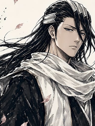【預購】死神《水墨白哉》動漫裝飾畫&冰箱貼 X 巴洛克工作室5