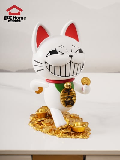 【售罄展示追加請私訊客服@toystationtw】膽大黨 高速婆婆-財神貓送錢 X 御宅Home6