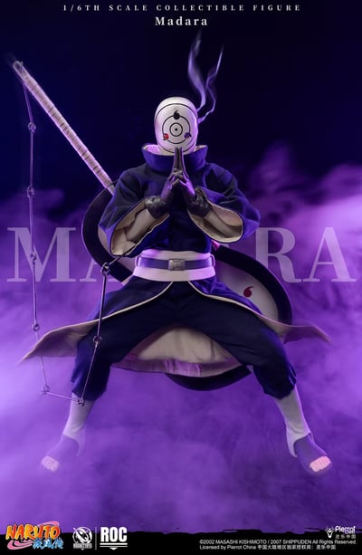 【預購】《火影忍者 疾風傳》1/6可動人偶 ROC-021 Madara宇智波斑【白面具】X Rocket Toys 正版授權4