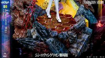 【現貨秒發】Eva新世紀福音戰士 劇場版 週年聯合款 明日香&綾波零 X Imagination(YY)9