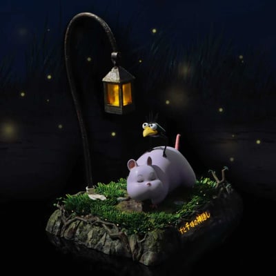 【售罄展示追加請私訊客服@toystationtw】宮崎駿 遇見系列 千與千尋-坊寶寶的足跡 X 神隱工作室1