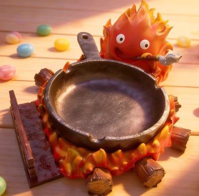 【售罄展示追加請私訊客服@toystationtw】宮崎駿 功能性小物系列01 卡西法煙灰缸&收納 X 物語工作室1