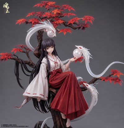 【預購】犬夜叉 棲於靈樹的巫女-桔梗1/7完成品手辦 X 魂玉5