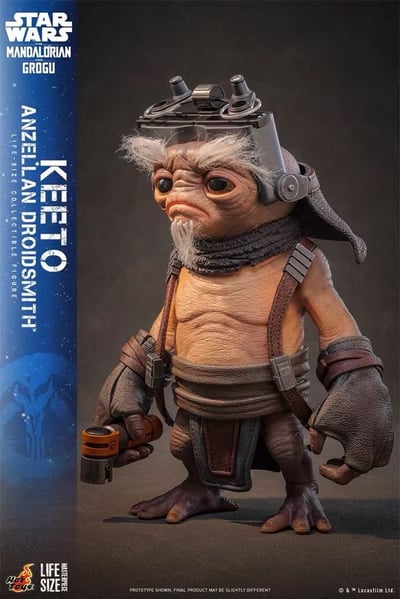 【預購】星際大戰《曼達洛人與古古》可動 LMS018 基托 安澤爾機器人專家 X HotToys(HT)6