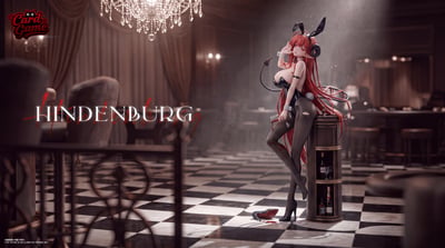 【預購】碧藍航線 雙比例 兔女郎興登堡 X Cardgame工作室2