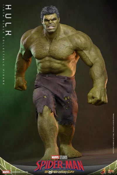 【售罄展示追加請私訊客服@toystationtw】《蜘蛛人：嶄新之日》浩克Hulk MMS905 X HOTTOYS4