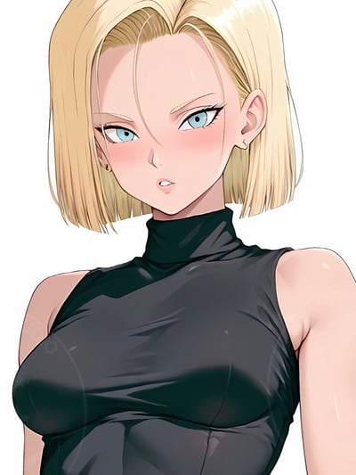 【預購】七龍珠《臉紅18號》裝飾畫 X 星空工作室5