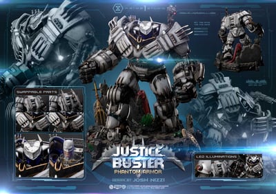 【預購】正義聯盟（漫畫）正義抑制者：幻影裝甲 特別配色版 X Prime 1 Statue2
