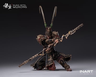 【預購】《黑神話：悟空》1/12可動人偶 大聖金甲套 X INART Action8