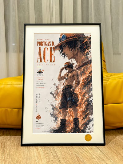 【預購】海賊王《ACE》動漫裝飾畫 X 星空工作室3