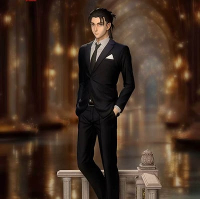 【售罄展示追加請私訊客服@toystationtw】進擊的巨人 夜宴系列：第3彈 艾倫·葉卡 X Model Power1
