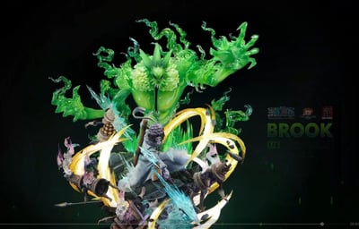 【預留】《海賊王》靈魂之王 草帽一夥系列第二彈 限量雕像 布魯克 X 集美殿堂 正版授權2