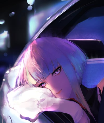【預購】賽博朋克邊緣行者《Lucy》動漫裝飾畫 X H2工作室4
