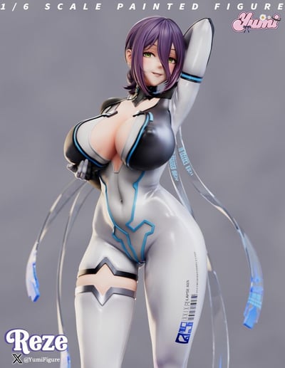 【預購】鏈鋸人 雙版本 膠衣蕾塞 X Yumi figure6