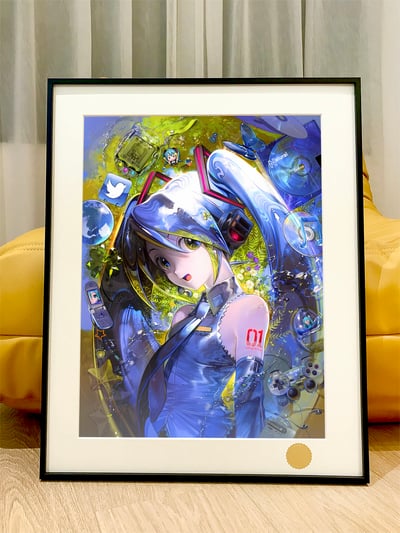 【預購】初音未來《生日初音》動漫裝飾畫 X 星空工作室3