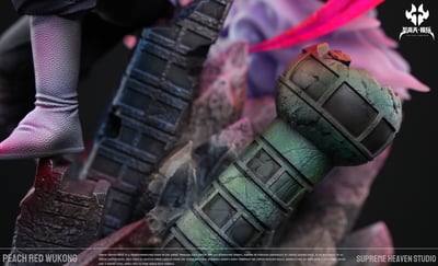 【預購】七龍珠 第二彈 坐姿桃紅悟空 X 至高天工作室10