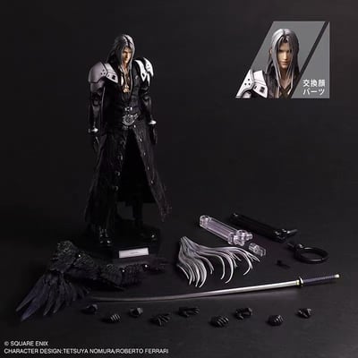【售罄展示追加請私訊客服@toystationtw】最終幻想VII 真 可動手辦 薩菲羅斯 X SQUARE ENIX STATIC ARTS2
