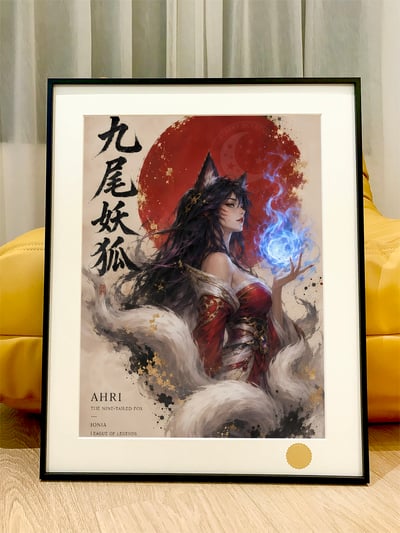 【預購】英雄聯盟LOL《九尾妖狐》動漫遊戲裝飾畫 X 星空工作室4