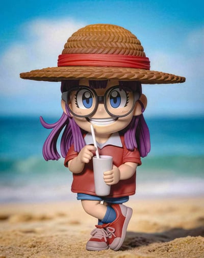 【售罄展示追加請私訊客服@toystationtw】怪博士與機器娃娃 阿拉蕾系列029 草帽阿拉蕾 X TOR-Studio2