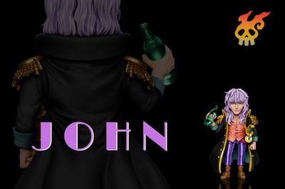 【預購】海賊王 洛克斯海賊團第八彈 約翰船長 X A+研究所2