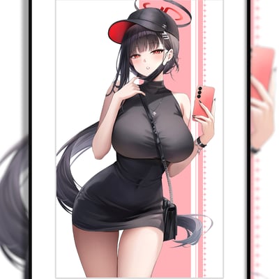 【預購】碧藍檔案《時尚調月莉音》動漫二次元裝飾畫 X H2工作室1