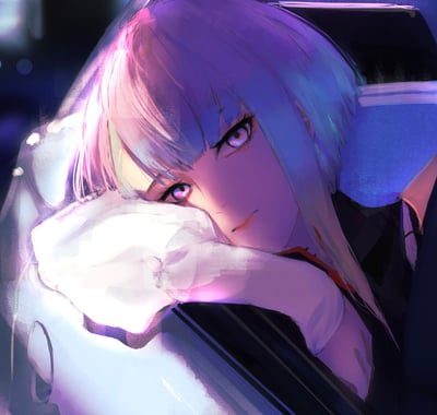 【預購】賽博朋克邊緣行者《Lucy》動漫裝飾畫 X H2工作室5