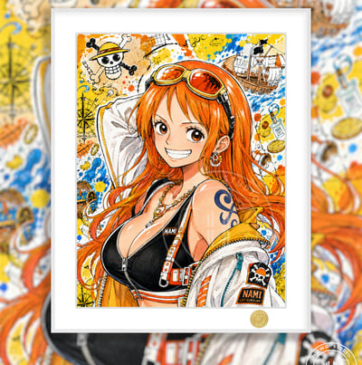 【預購】海賊王《娜美》動漫裝飾畫 X H2工作室1