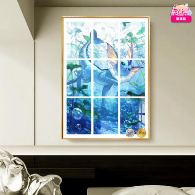 【預購】寶可夢 伊布家族裝飾畫合集 X 阿喵畫社5