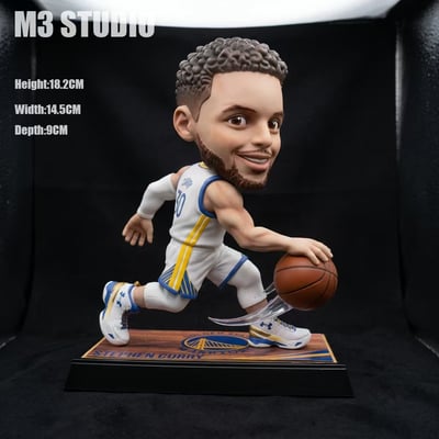 【預購】NBA 庫裏 突破運球 潮玩 Q版 GK 模型 手辦 擺件 X M3 工作室 2