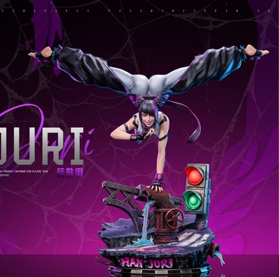 【預購】街頭霸王 格鬥家系列 Han Juri韓蛛俐 X Coolbear酷熊1