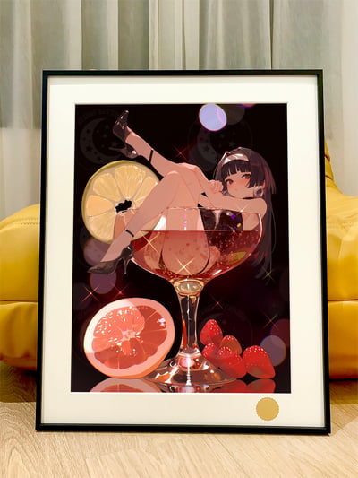 【預購】絕區零《雞尾酒耀嘉音》動漫裝飾畫 X 星空工作室4