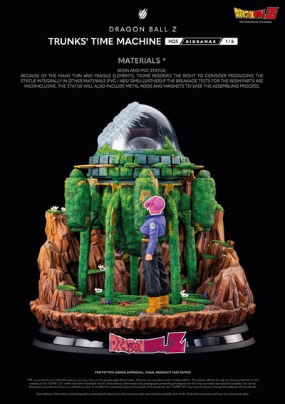【現貨秒發】七龍珠 DIORAMAX系列 時光機 1/6特蘭克斯雕像 X TSUME3