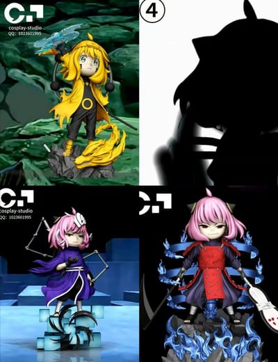 【廠商現貨】間諜家家酒+火影忍者 扮演系列第三彈 宇智波斑安妮亞 X cosplay(CP)7