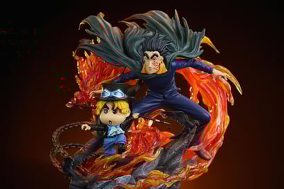 【預購】海賊王+蠟筆小新 三兄弟共鳴系列 小新cos薩博 X 棉花堂工作室4