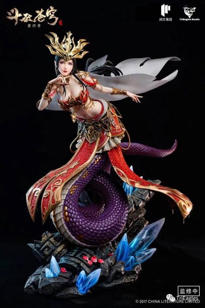 【現貨秒發】《鬥破蒼穹》雕像系列第一作--美杜莎 X TES 正版授權3