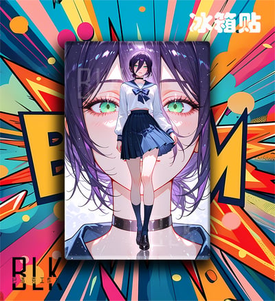 【預購】鏈鋸人《百褶裙蕾塞》裝飾畫&冰箱貼 X 巴洛克工作室3