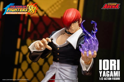 【售罄展示追加請私訊客服@toystationtw】拳皇98UM IORI YAGAMI 八神庵 KFSA04 X Storm Collectibles18