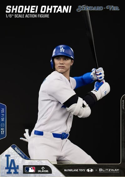 【預購】美國職棒大聯盟 可動人偶 大谷翔平 X BLITZWAY+McFarlane Toys6