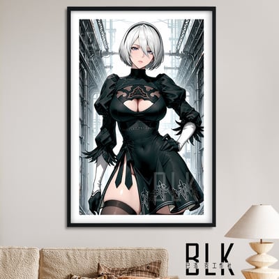 【預購】尼爾自動人形《機械紀元2B》遊戲裝飾畫&冰箱貼 X 巴洛克工作室1